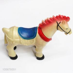 Cheap wholesale horse shape dog sound toy pet rubber toy