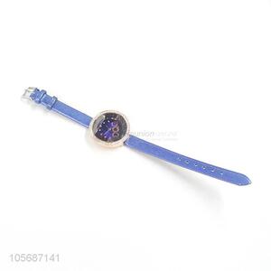 Fashion Decoration Ladies Alloy Watch With Leather Watchband