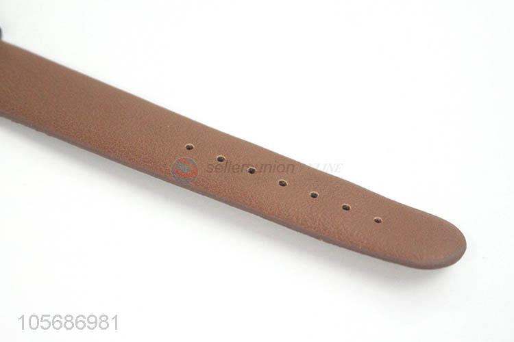 Fashion PU  Leather Watchband Alloy Wrist Watch