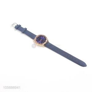 Modern Style Alloy Watche With PU  Leather Watchband