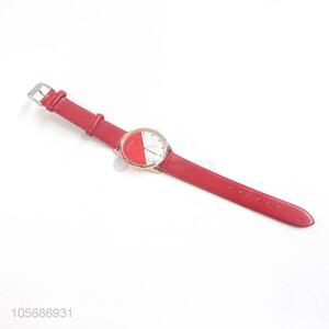 Best Selling PU  Watchband Alloy Watch For Ladies