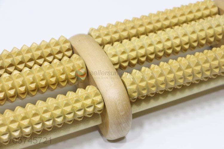 Excellent quality cheap wooden pedicure foot roller massager