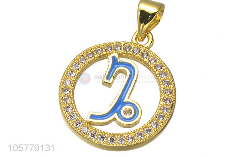 Best Price Copper Necklace Accessories Fashion Inlay Zircon Pendant