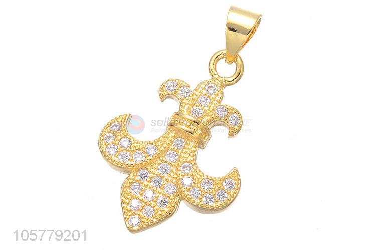 New Arrival Inlay Zircon Copper Pendant Fashion Jewelry