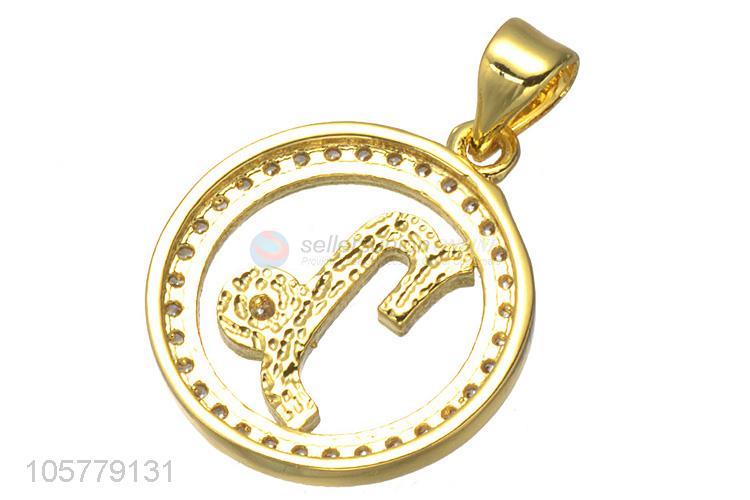 Best Price Copper Necklace Accessories Fashion Inlay Zircon Pendant