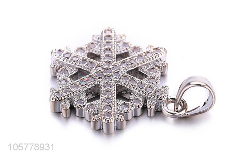 Good Sale Fashion Snowflake Shape Pendant Best Necklace Accessories