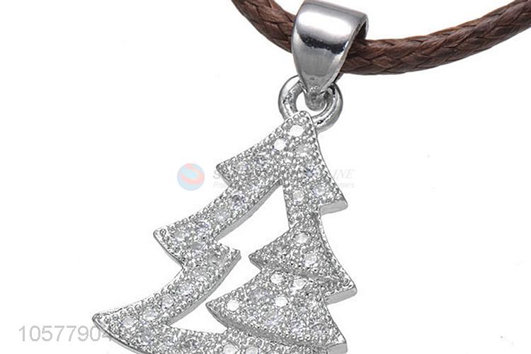 Hot Selling Christmas Tree Shape Necklace Pendant Best Accessories