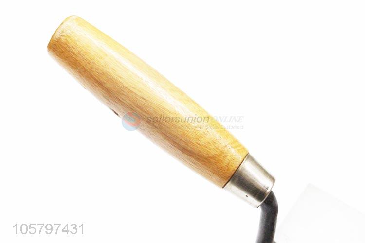 High quality wooden handle general polished bricklaying trowel