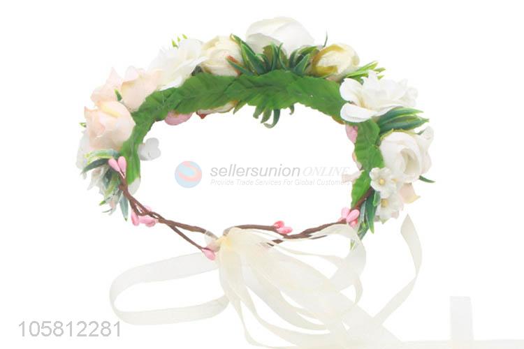 Fashion Style Garland Simulation Flower Headband For Children