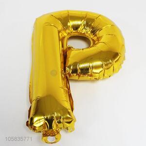 Top Quality Aluminium Film Gold Letter Balloon