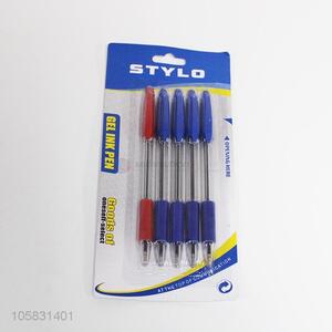 Wholesale Unique Design 5 Pcs/Set Plastic Ball-point Pen