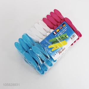 Unique Design 24 Pieces Plastic Clothes Pegs