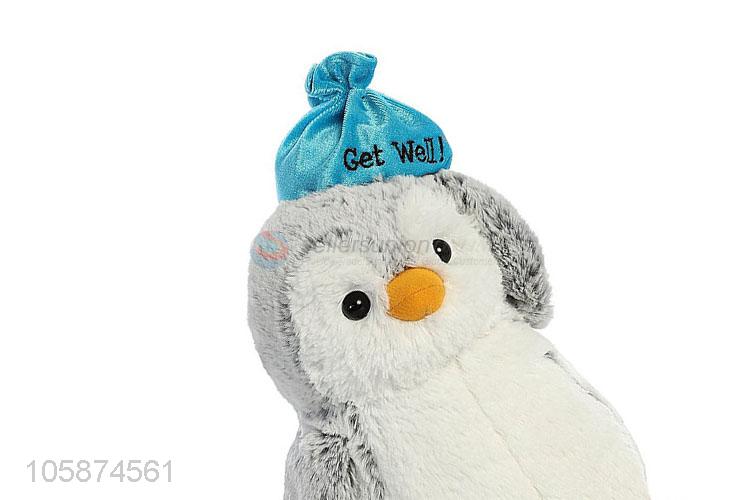 Creative design super soft cute animal plush penguin stuffed toy