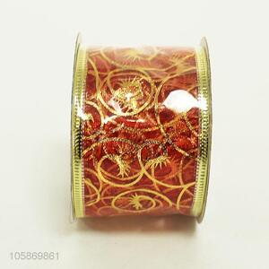 Good quality decorative Christmas wired ribbon