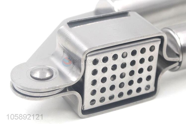 Wholesale easy to clean kitchen stainless steel garlic press