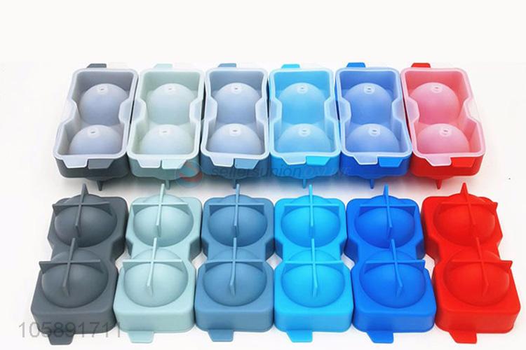 Best selling silicone mold cake baking mold chocolate spherical mold ice cube tray with lid