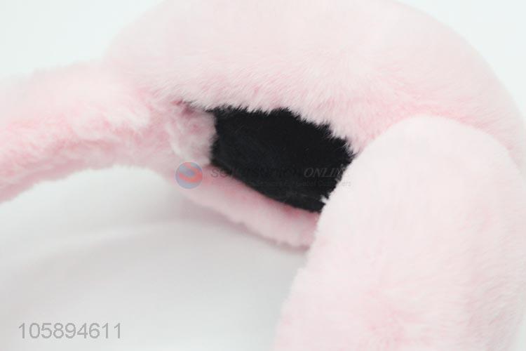 Direct Factory Pink Foldable Outdoor Warm Winter Woman Earmuff
