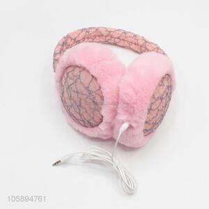 Promotional Gift Winter Accessory Outdoor Women Earmuff with Earphone