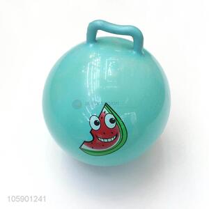 Latest design customized kids pvc bouncy balls with handle