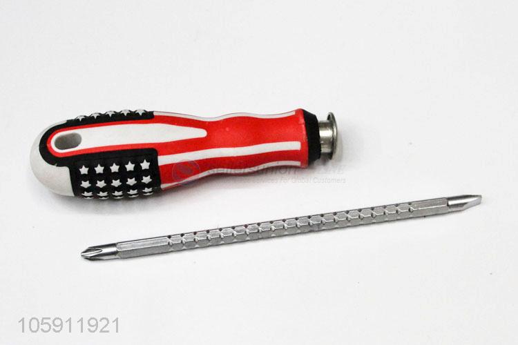 Factory Promotional American Flag Handle Retractable Dual-Purpose Screwdriver