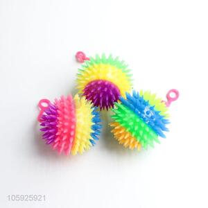 Customized cheap children TPR toy ball spiky 4-color ball