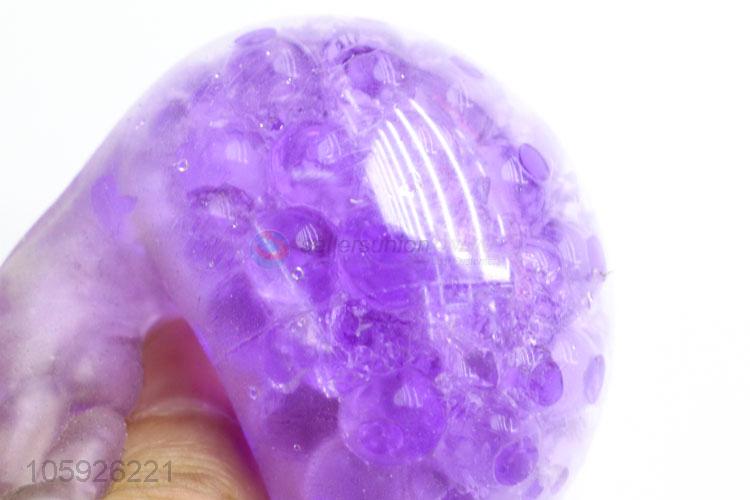 Cheap wholesale kids squeez toy grape smash water ball