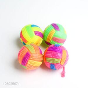 High quality kids TPR puffer ball spiky volleyball