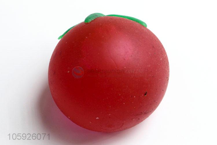 New design children stress toy tomato venting ball