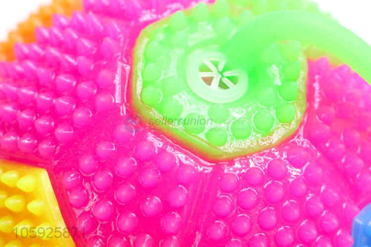 Superior factory kids TPR toy ball spiky colored ball