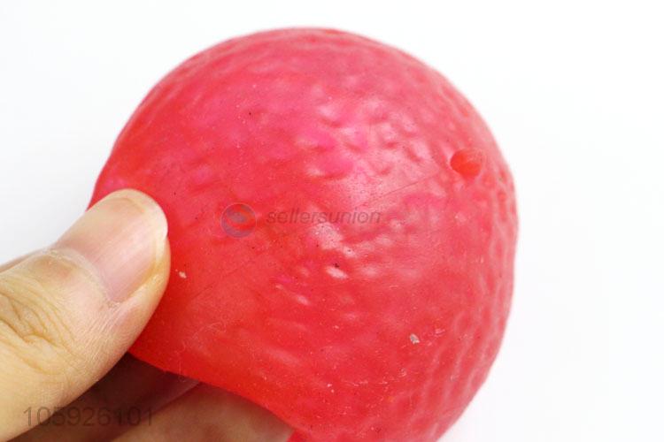 High grade kids stress toy strawberry venting ball