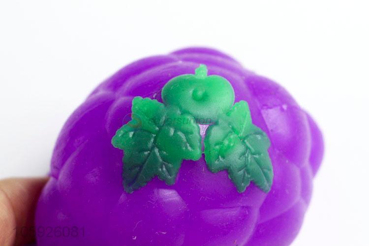 Promotional cheap kids stress toy grape venting ball