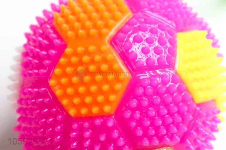 Superior factory kids TPR toy ball spiky colored ball