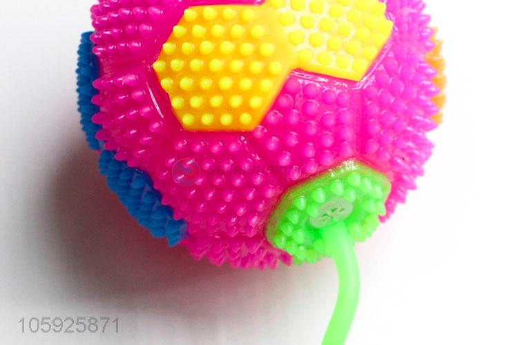 Superior factory kids TPR toy ball spiky colored ball