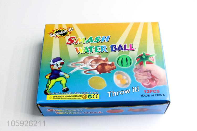 Factory promotional children squeez toy tomato smash water ball