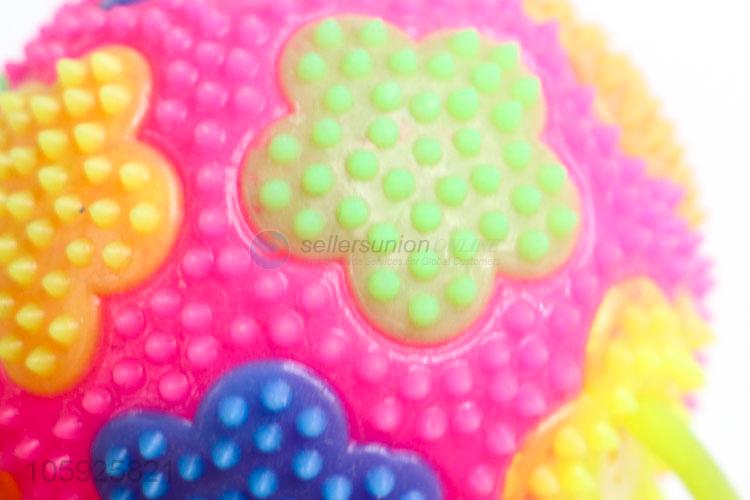 Top manufacturer children TPR toy ball spiky flower ball