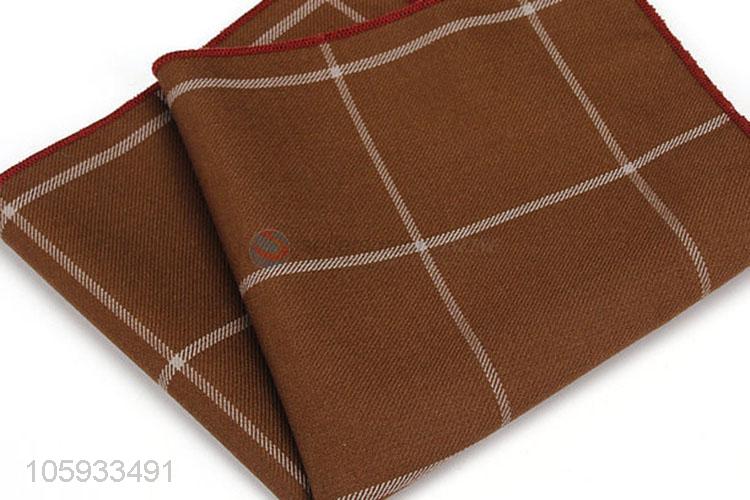 Best Quality Men Handkerchief Plaid Pocket Squares