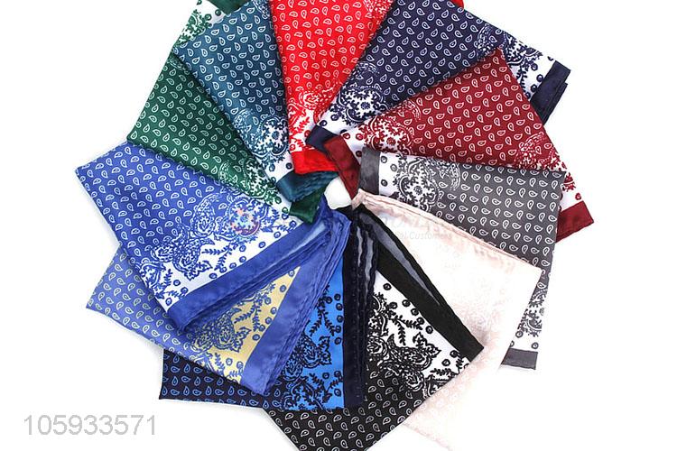 Good Quality Fashion Man Polyester Pocket Squares