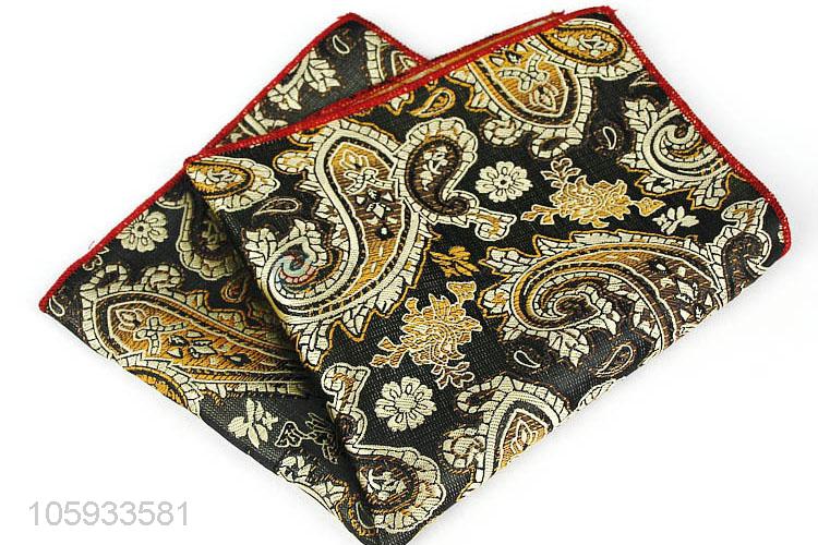 Newest Colorful Printed Business Handkerchief For Man