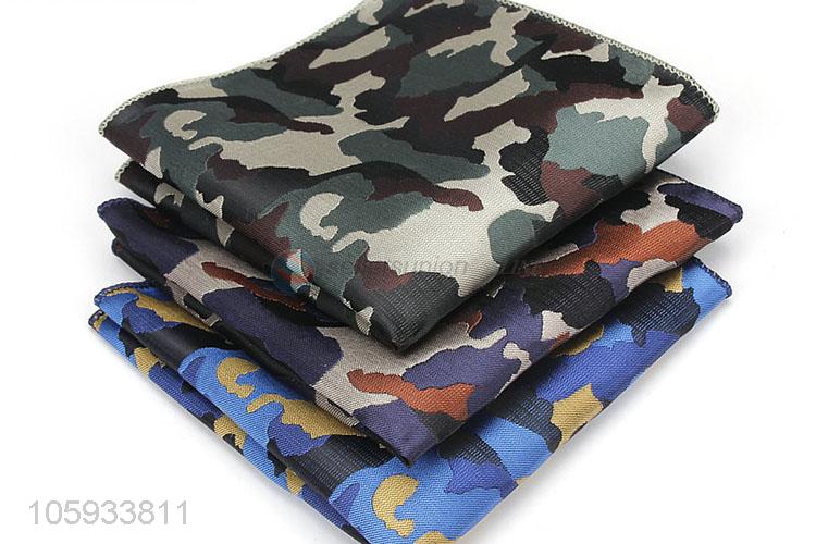 Popular Camouflage Printed Pocket Squares For Men