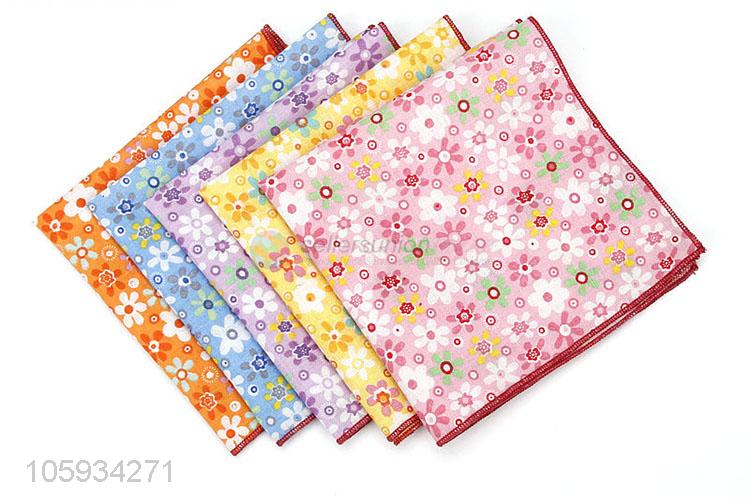 Best Sale Flower Pattern Business Handkerchief For Man