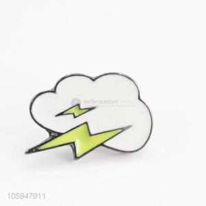 Made In China Wholesale White Clouds and Lightning Shape Brooch