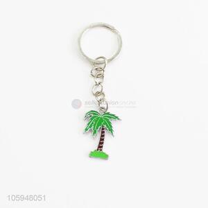 Factory Price Coconut Tree Alloy Keychain
