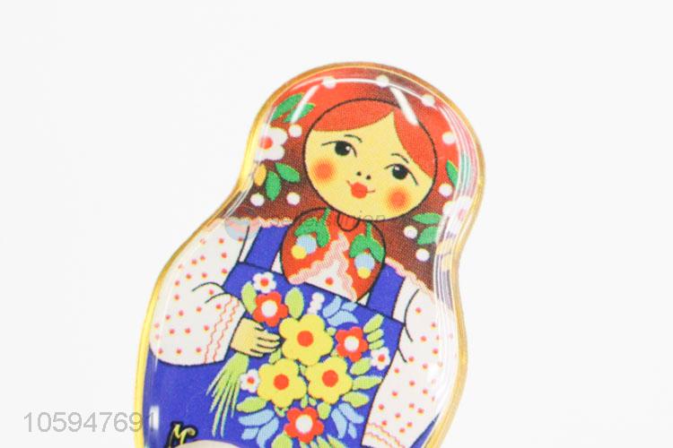 Low Price Painted Dolls Fashion Brooch