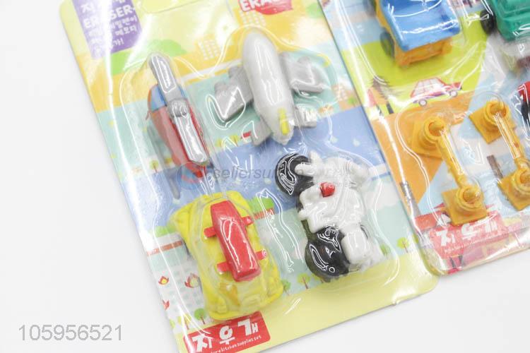 Wholesale unique design 3d eraser in car shape