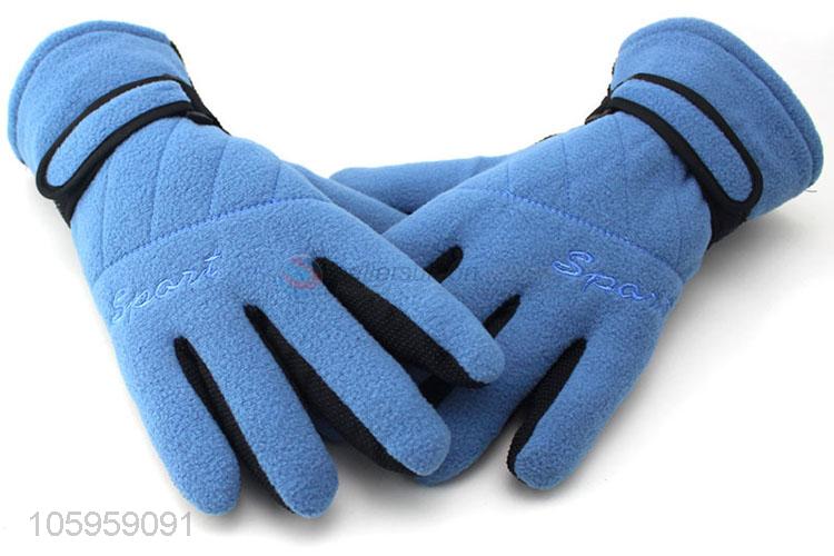 Best price polar fleece windproof unisex warmth bike bicycle glove