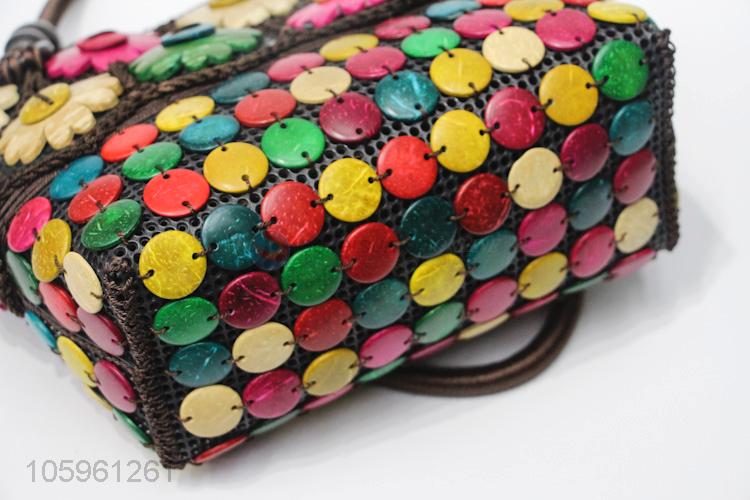 Good Sale Colorful Craft Flower Accessories Handbag