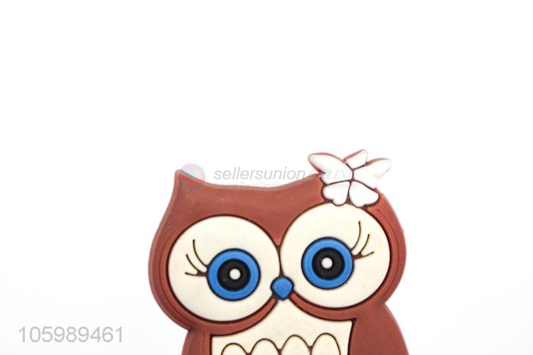 Factory Promotional Creative Cute Cartoon Owl Fridge Magnet