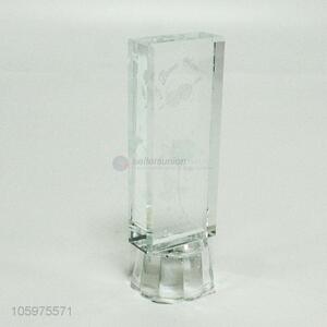 Good quality home decorative clear glass craft