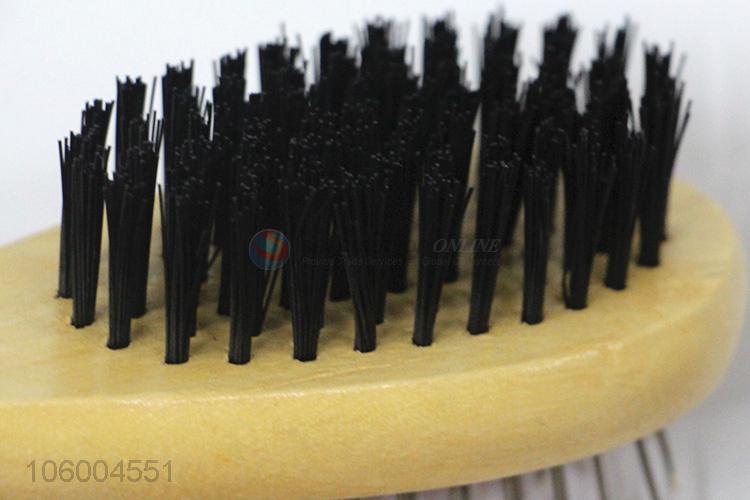 Comfortable double-sided clean wood pet brush