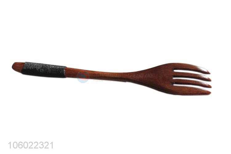 Delicate Design Wooden Fork Best  Salad Fork